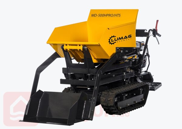 Lumag Kettendumper MD500 (Benzin)  hydraulische Kippfunktion High Tip Schaufel  ( MD500HPROHTS )