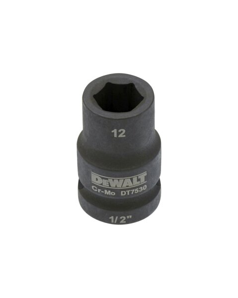 DEWALT Steckschluessel kurz 12mm 1/2 Schlagfest
