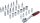 Steckschlüssel-Satz | Antrieb 6,3 mm (1/4") | SW 4 - 13 mm | 27-tlg.