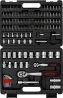 Steckschlüssel-Satz Wellenprofil | Antrieb 6,3 mm (1/4") / 12,5 mm (1/2") | 115-tlg.