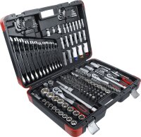 Steckschlüssel-Satz | Antrieb 6,3 mm (1/4") / 10 mm (3/8") / 12,5 mm (1/2") | 176-tlg.