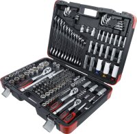 Steckschlüssel-Satz | Antrieb 6,3 mm (1/4") / 10 mm (3/8") / 12,5 mm (1/2") | 176-tlg.