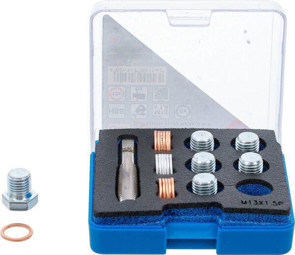 Reparatursatz für Öl-Ablass-Gewinde | M13 x 1,5 mm