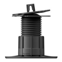 Eurotec Verstellfuß SL BASE S mit L-Adapter Aufbauhöhe: 32 - 47 mm VE:40