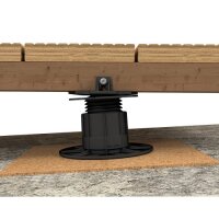 Eurotec Verstellfuß SL BASE M mit L-Adapter Aufbauhöhe: 42 - 67 mm VE:30