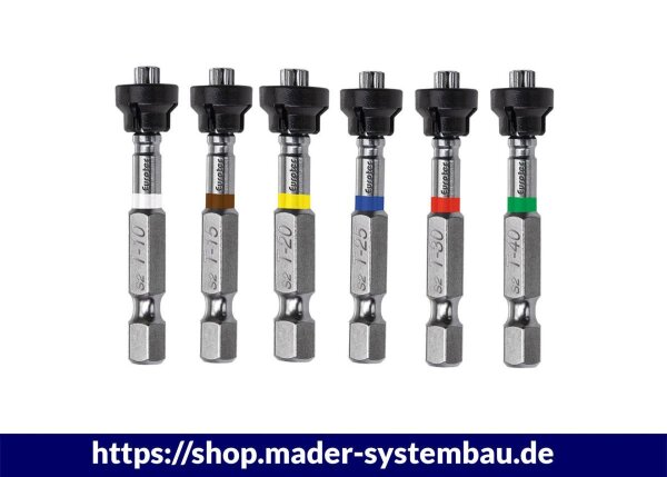Eurotec Magnet-Bit-Set 50 mm; TX 15 braun VE:5