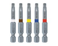 Eurotec Bit-Set 50 mm Edelstahl; TX 15 braun VE:20