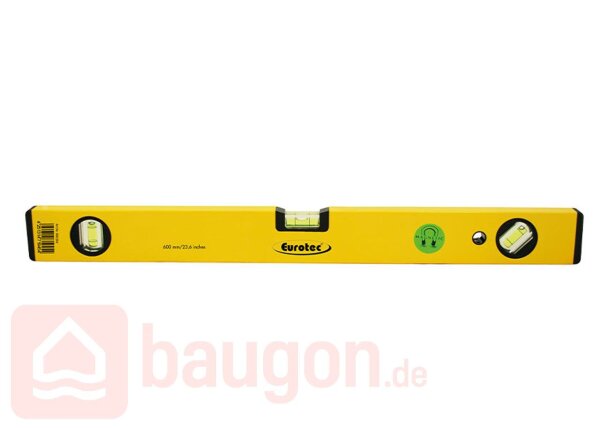 Eurotec Magnet Wasserwaage 60 cm  VE:1