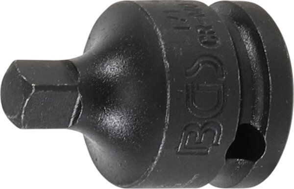 Kraft-Steckschlüssel-Adapter | Innenvierkant 10 mm (3/8") - Außenvierkant 6,3 mm (1/4")