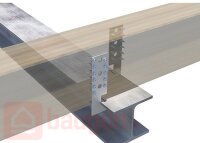 Eurotec T-Träger Anker 50 x 180 x 3,0 mm Stahl...