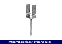 Eurotec U-Pfostenträger mit Steindolle Gabelweite 91...