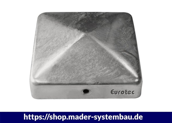 Eurotec Pfostenkappe Pyramide 91 mm Feuerverzinkt VE:1