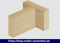 Eurotec Magnus S 50 x 100 mm, Im Set á 20 = 10 Verbinder im Set á 10 Verbinder, inkl. Schrauben VE:10