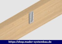 Eurotec Magnus L 110 x 260 mm; Im Set á 8 = 4 Verbinder im Set à 4 Verbinder, inkl. Schrauben VE:4