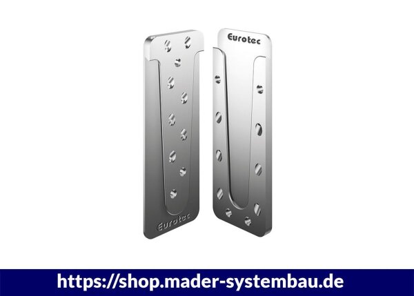 Eurotec Magnus L 110 x 580 mm; Im Set á 8= 4 Verbinder im Set à 4 Verbinder, inkl. Schrauben VE:4