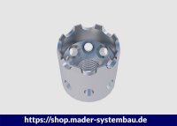 Eurotec Ideefix 50 Ø 50 mm, inkl. Schrauben 8,0 x 90 mm VE:25