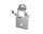 Eurotec Fassadenclip Rhombus inkl. Metallclip- und Fixpunktschraube, Bit TX20 VE:200
