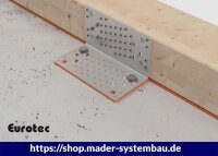 Eurotec SonoTec Winkelentkopplung 6x120x230 mm für Scherwinkel 230x120/-platte 230x240 VE:5