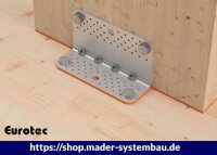 Eurotec SonoTec Winkelentkopplung 6x120x230 mm für Scherwinkel 230x120/-platte 230x240 VE:5