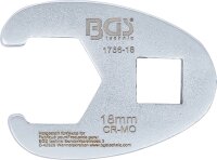 Hahnenfußschlüssel | Antrieb Innenvierkant 10 mm (3/8") | SW 18 mm