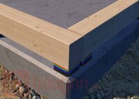 Eurotec Justierklotz blau 5t  100 x 100 x 5 (L x B x H)...