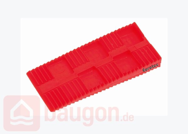 Eurotec Montagekeil rot 65 x 28 x 8 (L x B x H) VE:1000