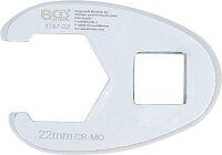 Hahnenfußschlüssel | Antrieb Innenvierkant 12,5 mm (1/2") | SW 22 mm