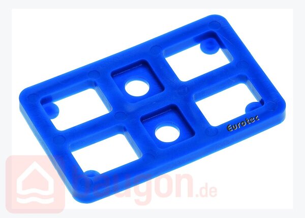 Eurotec Justierklotz grün 80 x 50 x 3 (L x B x H) VE:500