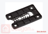 Eurotec Justierklotz mit Kerbe blau 80 x 50 x 1 (L x B x...