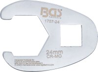 Hahnenfußschlüssel | Antrieb Innenvierkant 12,5 mm (1/2") | SW 24 mm