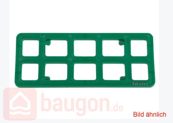 Eurotec Justierklotz L rot (3.000 kg Tragfähigkeit) 120 x 50 x 2 (L x B x H) VE:250