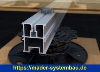 Eurotec TERRA Alu-Systemprofil H50 39 x 50 x 1,80 x 4000 mm  VE:1