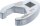 Hahnenfußschlüssel | Antrieb Innenvierkant 12,5 mm (1/2") | SW 28 mm