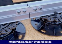 Eurotec Profilverbinder Set Terrassenrand 2 Profilverbinder; 8 Schrauben 4,8 x 25 mm VE:2