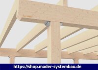 Eurotec EckTec 100; inkl. Schrauben 50 x 50 x 100 (B x H...