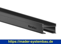 Eurotec Alu-Systemprofil EVO 2,4m Schwarz 60 x 40 x 2400...