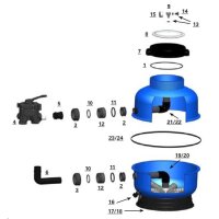 OKU Transparenter Deckel mit Bund 15 mm für Grenada
