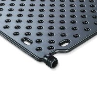 OKU OKU-Absorber schwarz mit 2 Anschlußstutzen Ø 25 mm und einseitig integriertem Sammelrohr Ø 40 mm