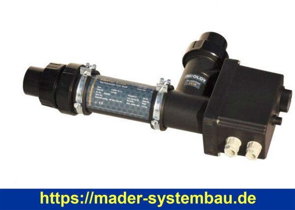 OKU Daprà Elektrowärmetauscher Neo D-EWT-N - 18 kW Ti 400V, Electric Line plastic/titanium