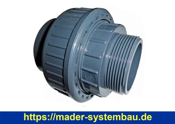 OKU Übergangsverschraubung Ø 50 mm x 1 1/2" AG