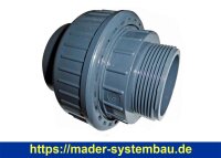 OKU Übergangsverschraubung Ø 63 mm x 2" AG