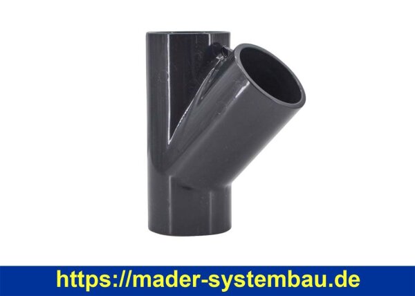 OKU T-Stück 45° Ø 50 mm