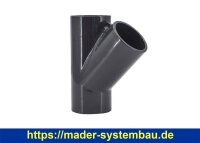 OKU T-Stück 45° Ø 63 mm