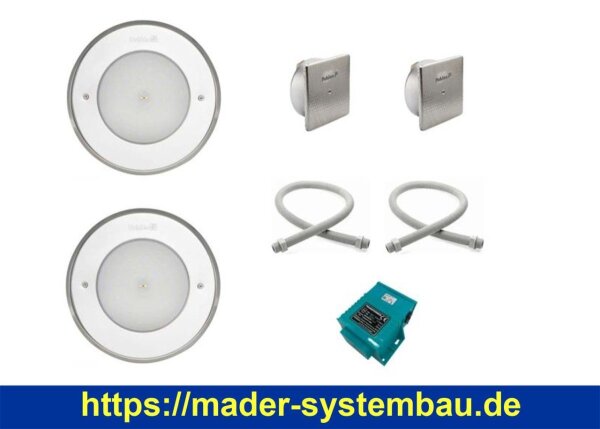 OKU Unterwasserscheinwerfer SET 2 x Pahlén LED Weiß VS aus V4A VS Unterwasserscheinwerfer aus V4A CA