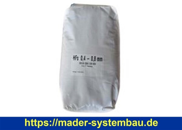 OKU Filtersand Körnung 0,7 - 1,25 mm 25 kg