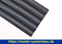 OKU 5 x PVC Rohr Ø 50 mm mit 2,00 m Länge