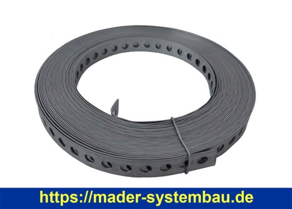 OKU Lochband V2A,  12 x 0,8 mm -  Rolle à 10 m