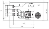 OKU Pahlén Komplett Set Jet Swim Athlete für Stahl/ Folienbecken 4,0 kW
