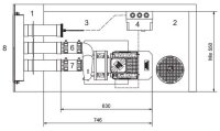 OKU Pahlén Komplett Set Jet Swim Athlete für Stahl/ Folienbecken 4,0 kW