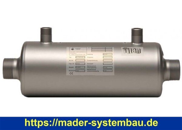 OKU Daprà Wärmetauscher Titan TWT 65 Ti - 84  kW